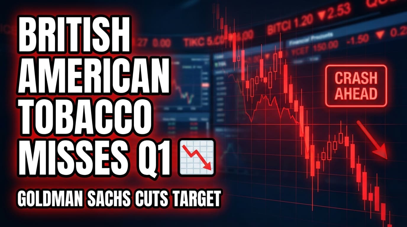British American Tobacco Misses Q1 Forecasts, Goldman Sachs Cuts Target