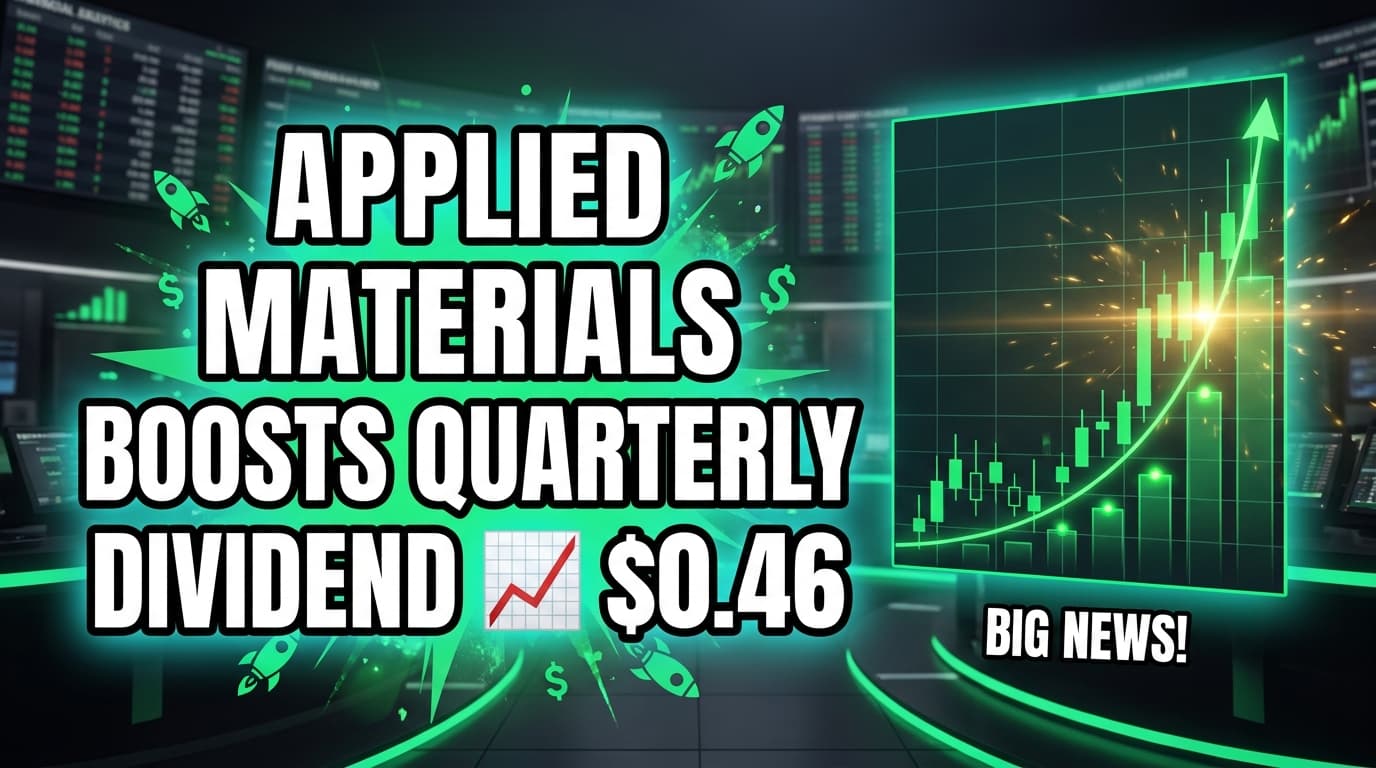 Applied Materials Boosts Quarterly Dividend to $0.46