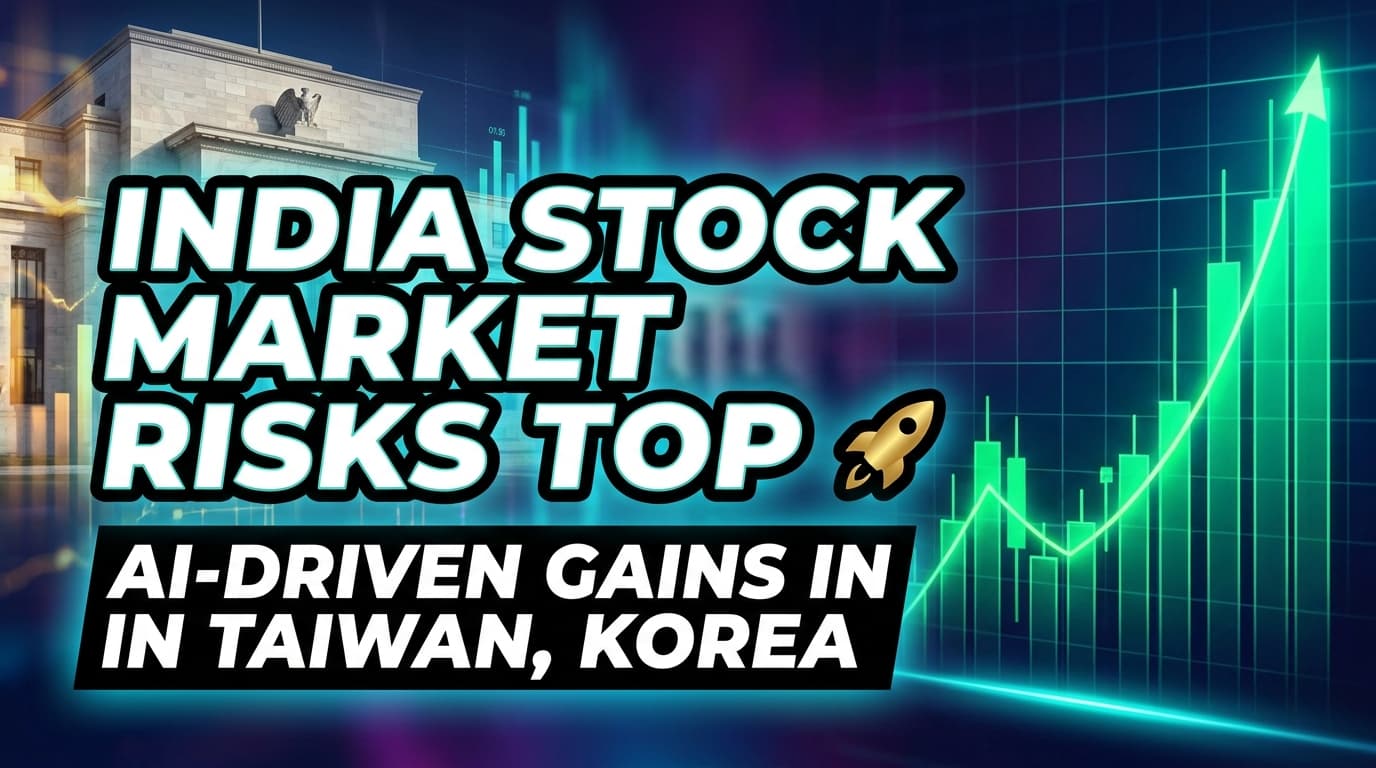 India Stock Market Risks Top-Five Exit Amid AI-Driven Gains in Taiwan, Korea