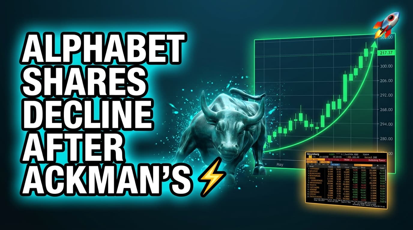 Alphabet Shares Decline After Ackman's Pershing Square Exits Stake