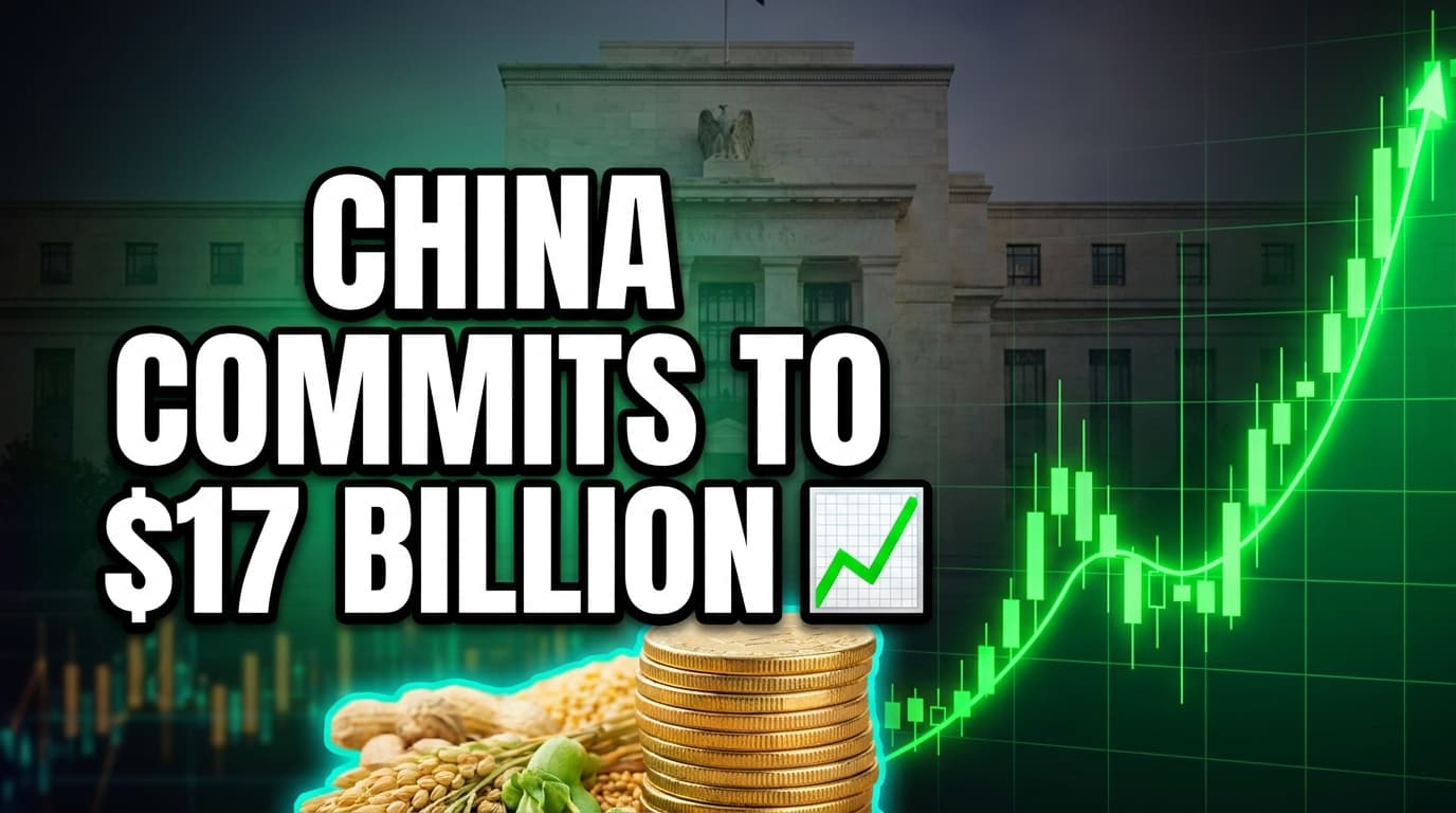 China Commits to $17 Billion Annual US Agricultural Product Purchases in New Trade Deal