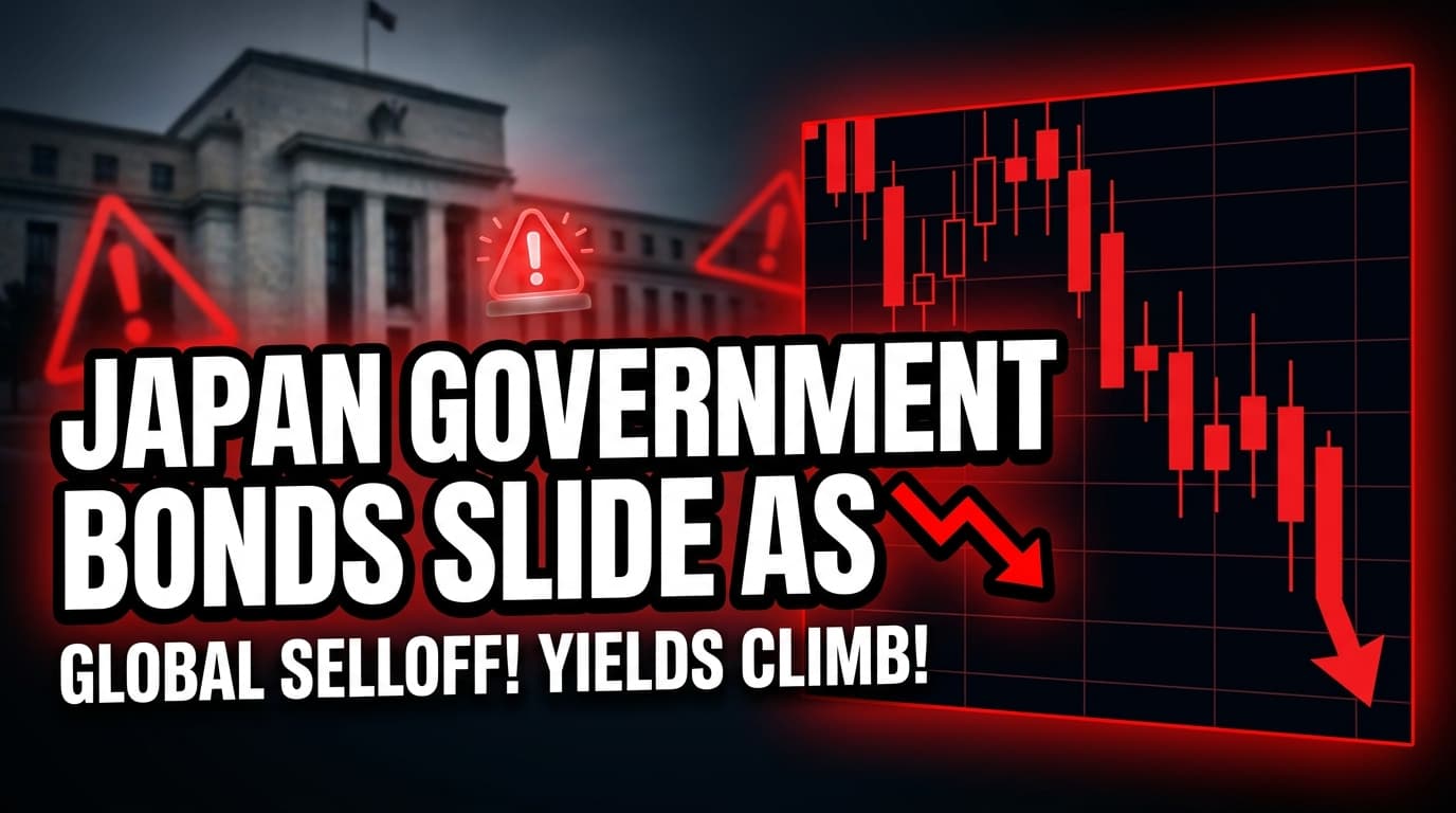Japan Government Bonds Slide as Yields Climb Amid Global Selloff