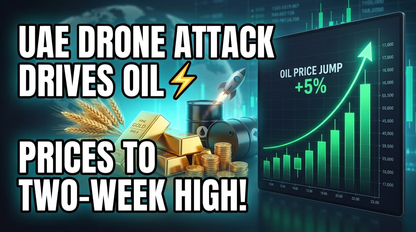 UAE Drone Attack Drives Oil Prices to Two-Week High