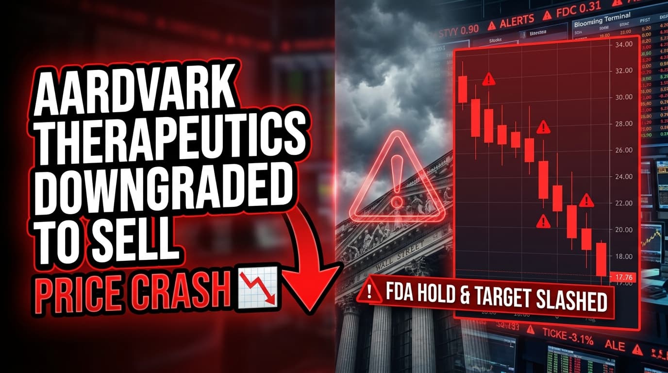 Aardvark Therapeutics Downgraded to Sell Amid FDA Hold, Price Target Slashed