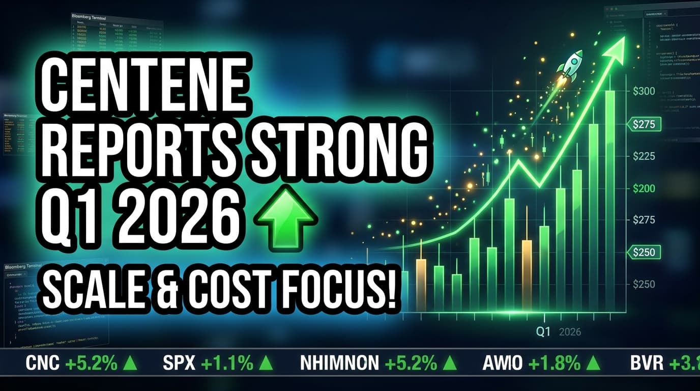 Centene Reports Strong Q1 2026 Results, Emphasizes Scale and Cost Focus