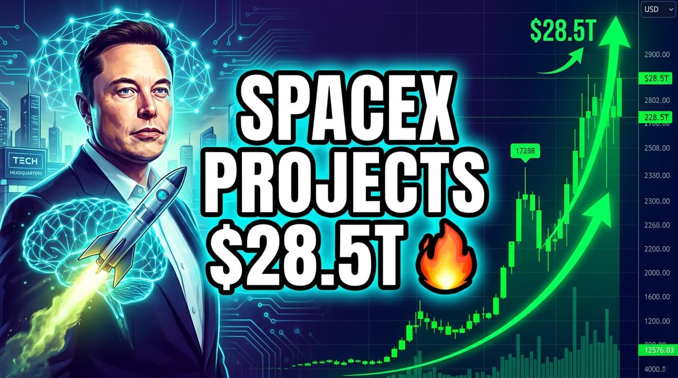 SpaceX Projects $28.5 Trillion Total Addressable Market Driven by AI