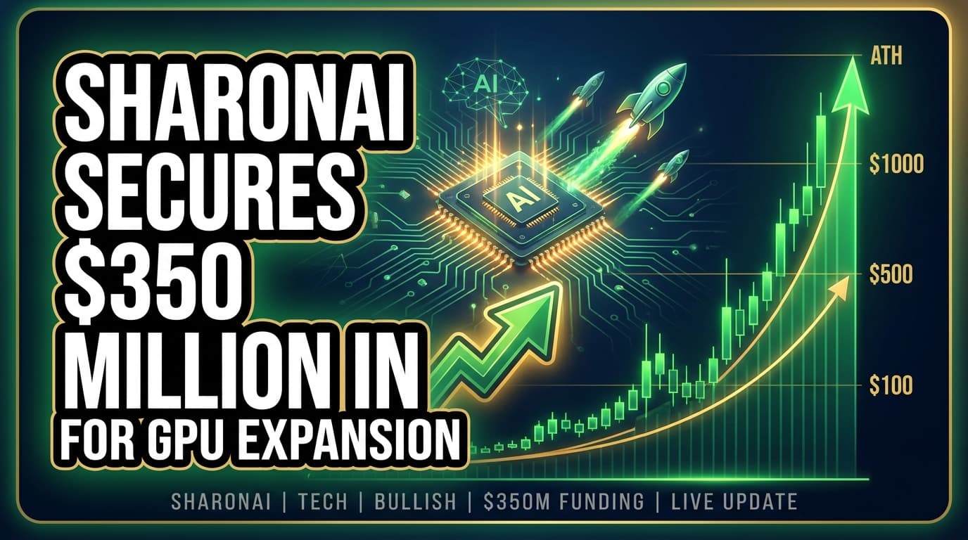 SharonAI Secures $350 Million in Convertible Notes for GPU Expansion