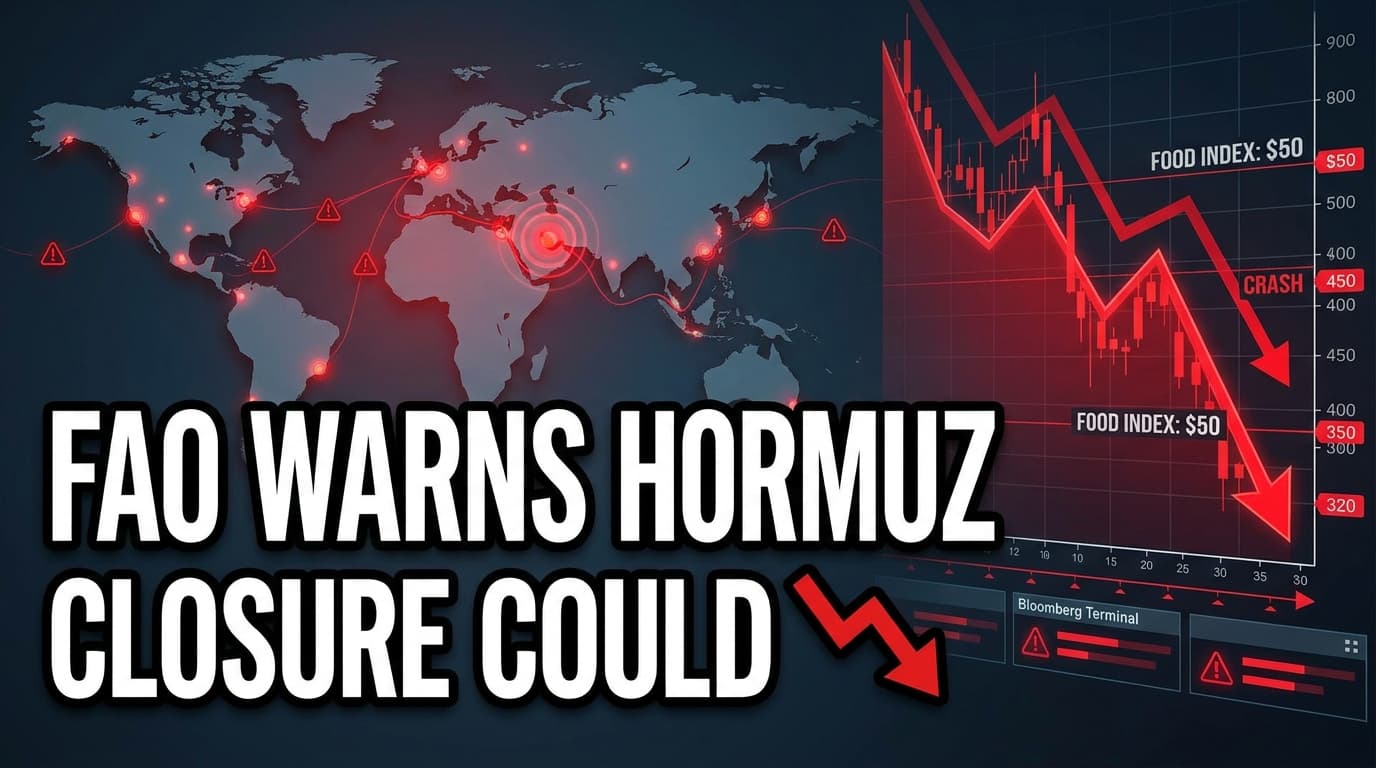 FAO Warns Hormuz Closure Could Spark Global Food Price Crisis