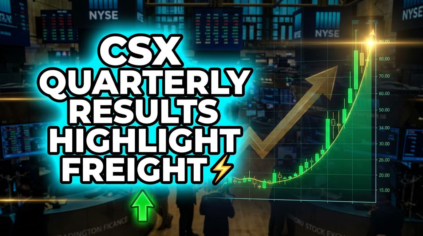 CSX Quarterly Results Highlight Freight Demand Trends