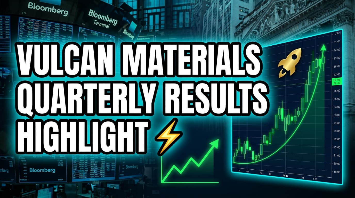 Vulcan Materials Quarterly Results Highlight Infrastructure Demand and Margin Focus