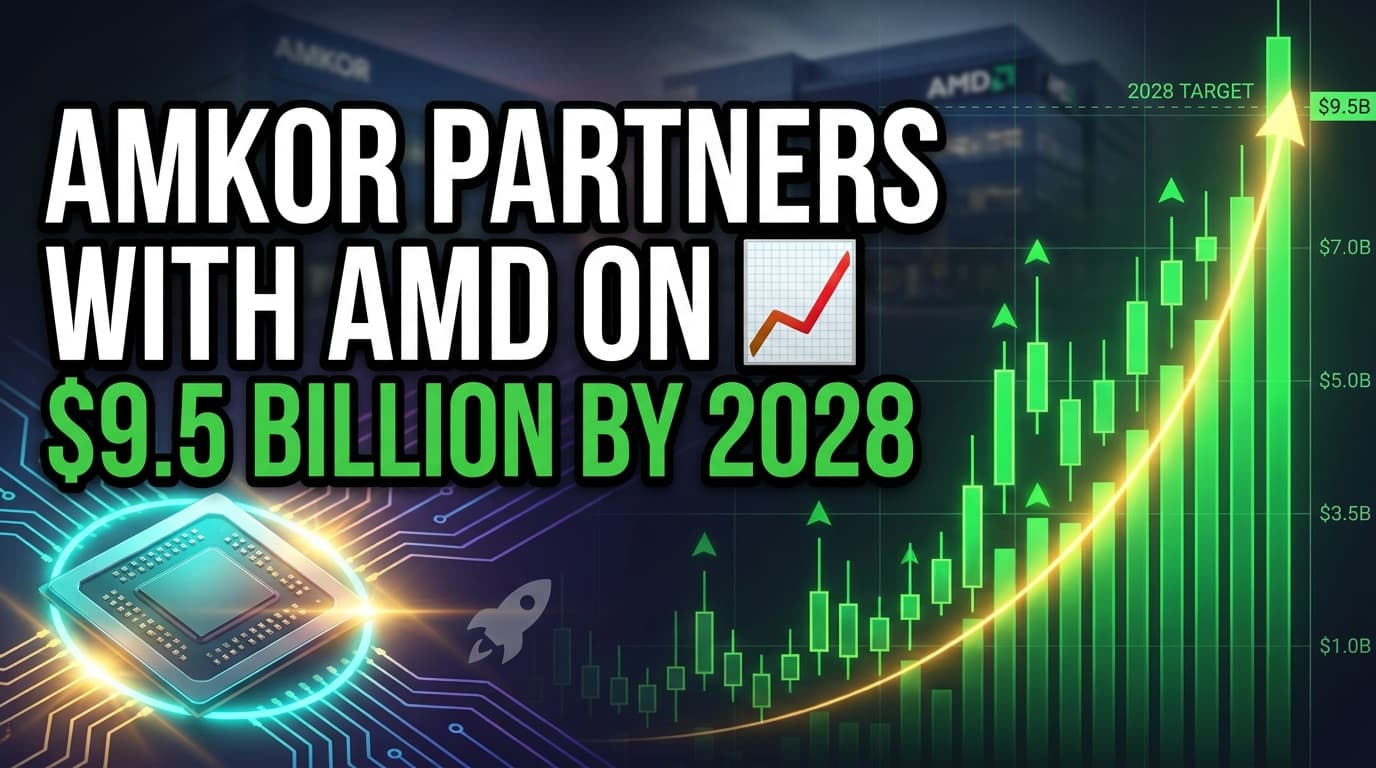 Amkor Partners With AMD on Chip Packaging, Targets $9.5 Billion Revenue by 2028