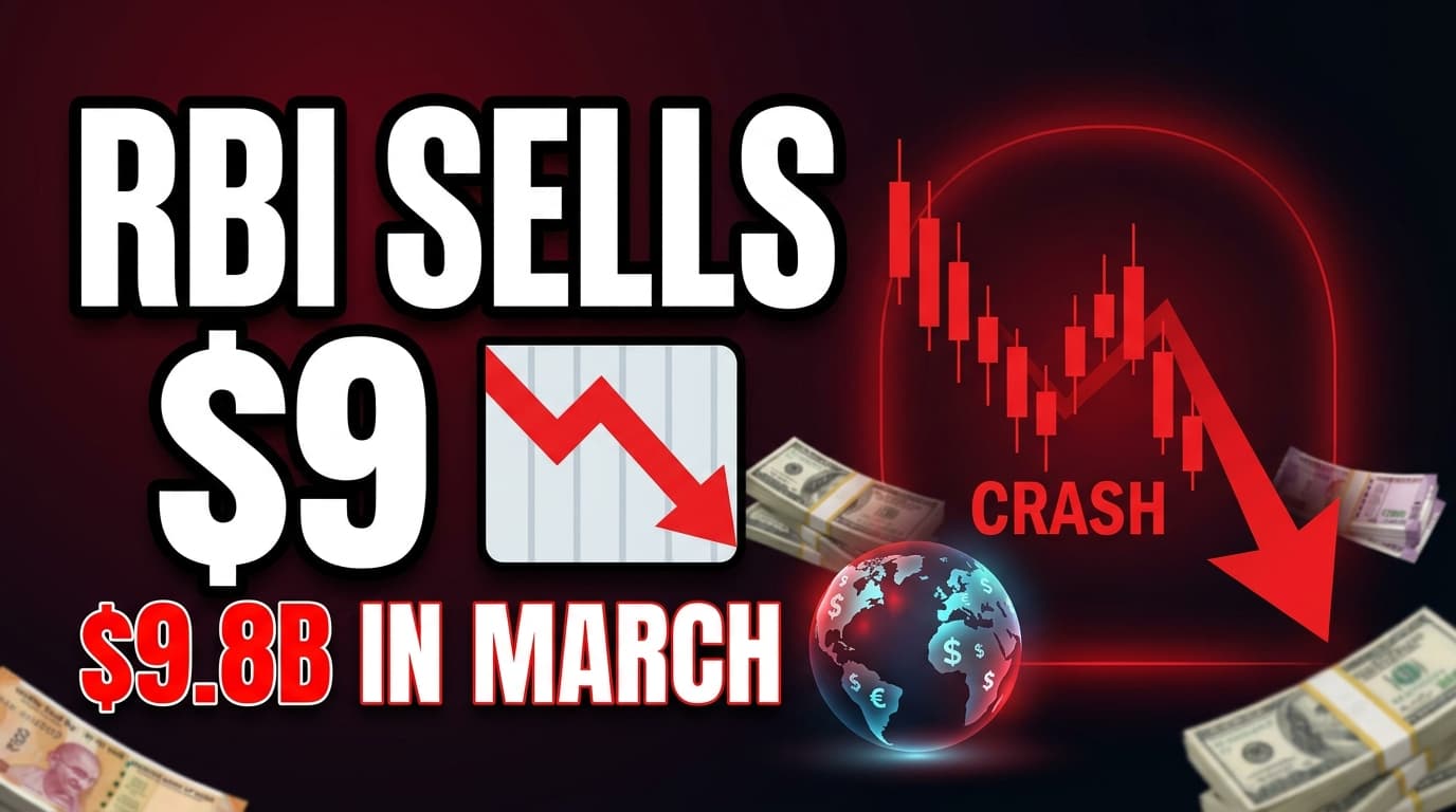 RBI Sells $9.8B in March as Rupee Sees Steepest Drop Since 2019