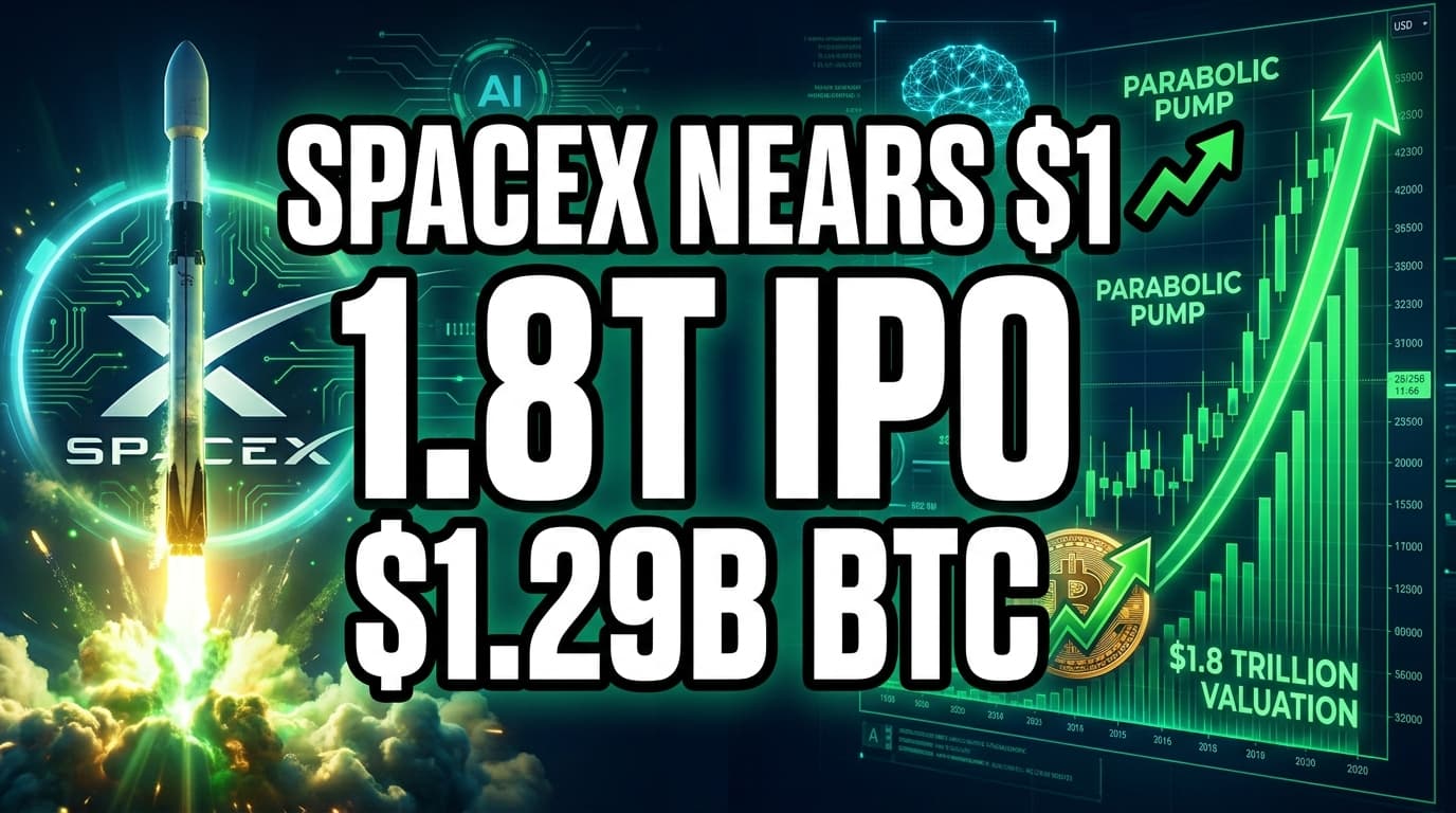 SpaceX Nears $1.8T IPO, Discloses $1.29B Bitcoin Holdings