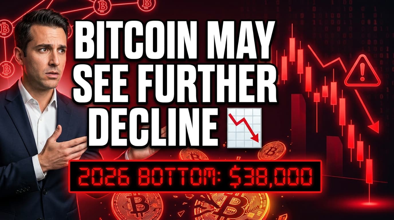 Bitcoin May See Further Decline, Analyst Predicts 2026 Bottom Near $38,000