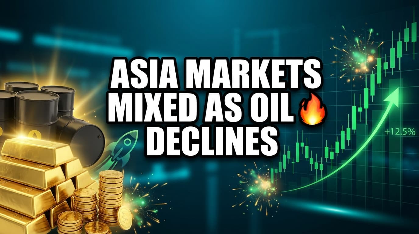 Asia Markets Mixed as Oil Declines on Strait of Hormuz Reopening Prospects