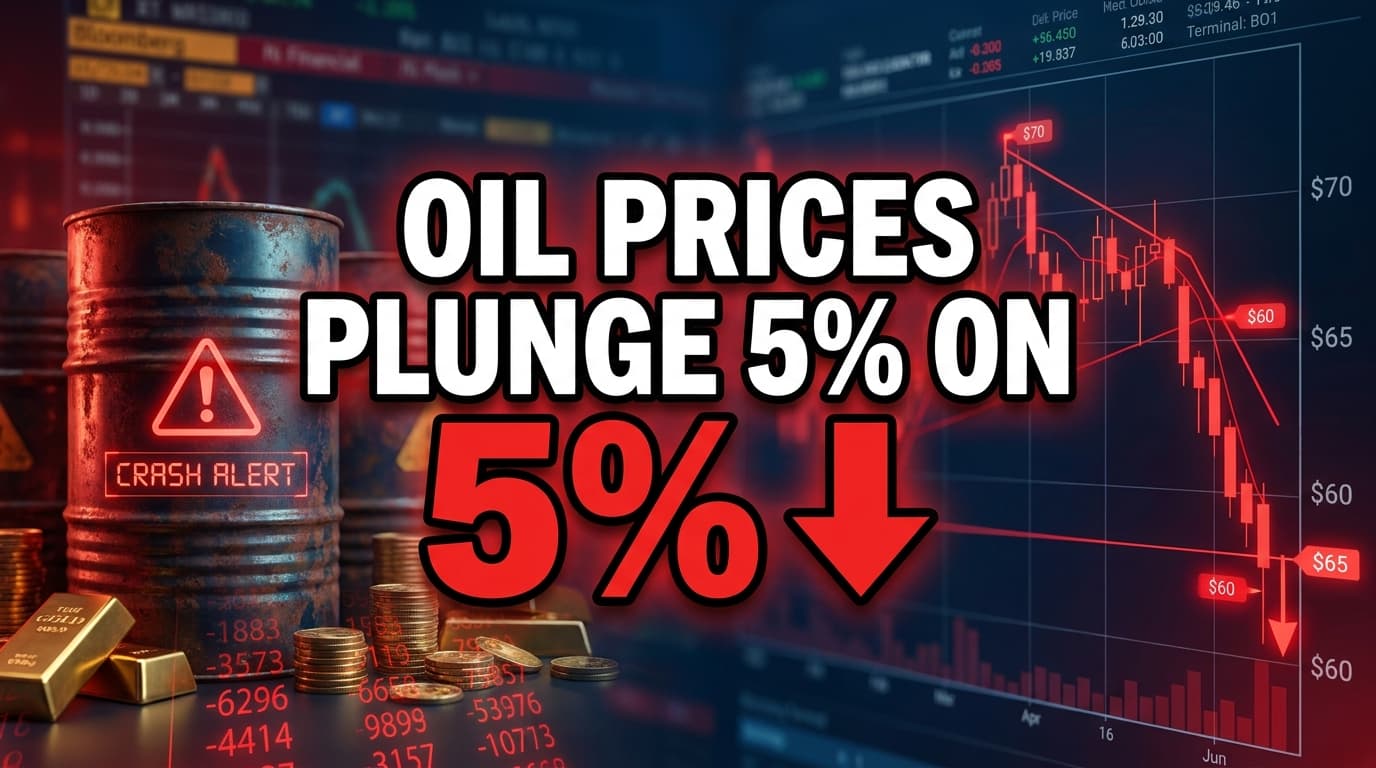 Oil Prices Plunge 5% on Hopes for Iran Supply Deal