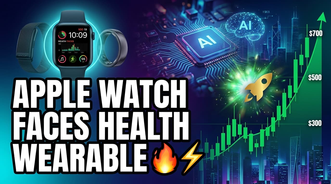 Apple Watch Faces Health Wearable Competition From Whoop, Oura Amid AI Shift