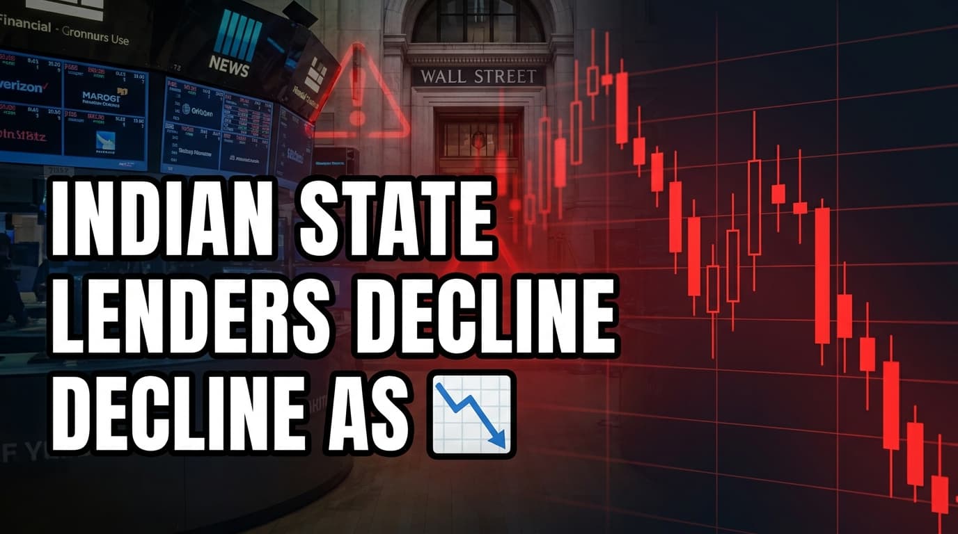 Indian State Lenders Decline as Iran Conflict Drives Yields to Two-Year High