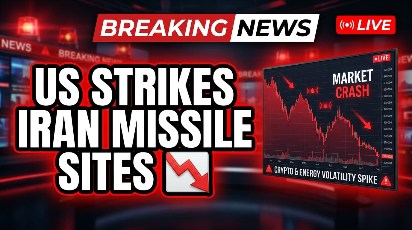 US Strikes Iran Missile Sites, Sparking Crypto Volatility and Energy Price Spikes