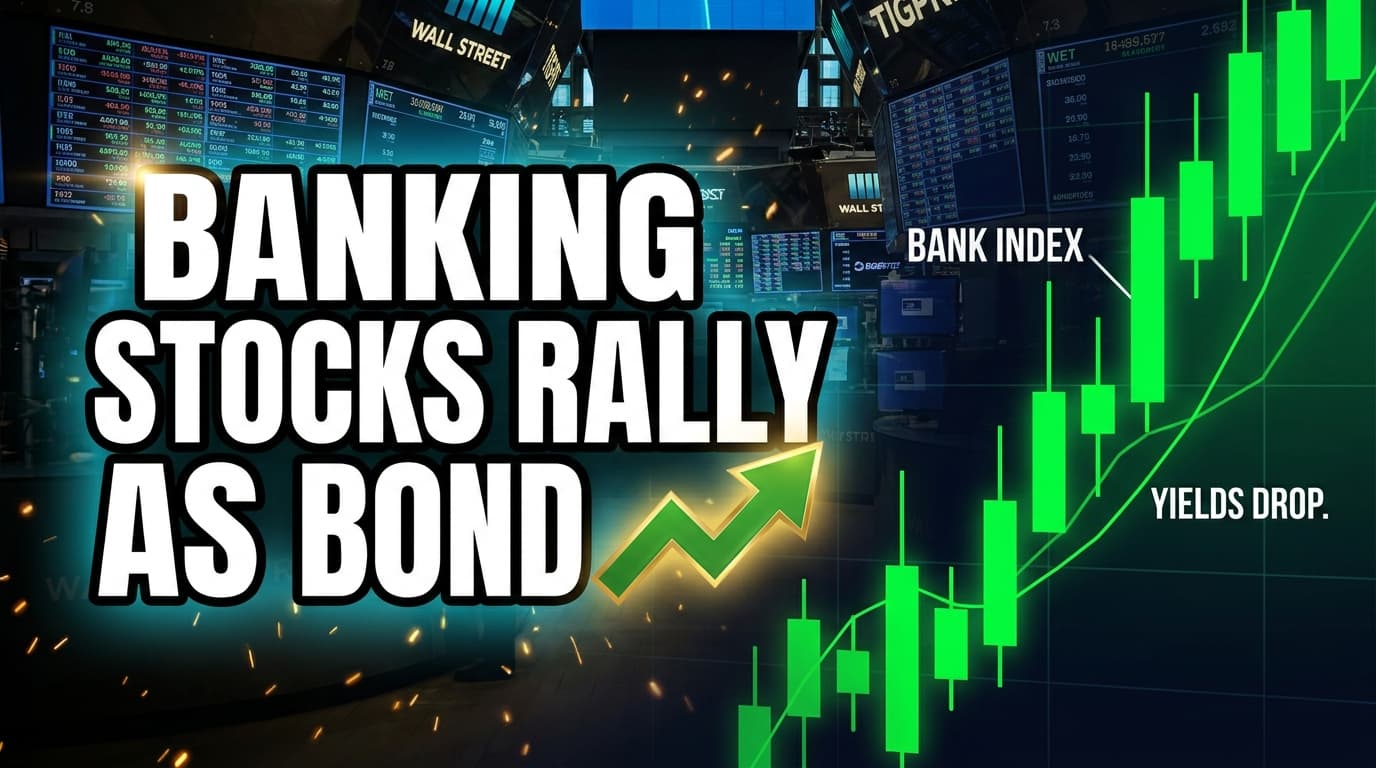 Banking Stocks Rally as Bond Yields Decline