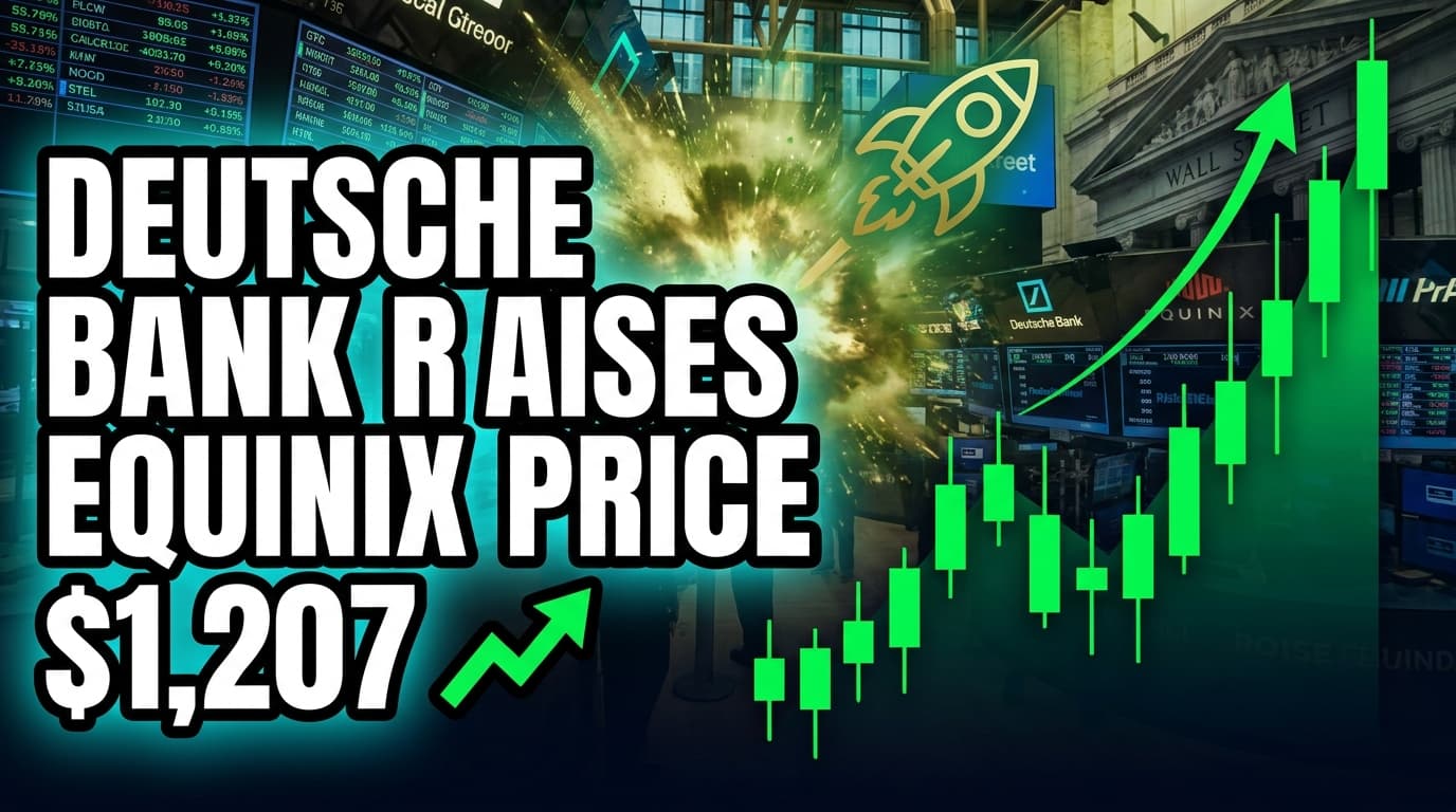 Deutsche Bank Raises Equinix Price Target to $1,207
