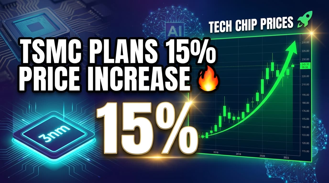 TSMC Plans 15% Price Increase for 3nm Chips by H2 2026