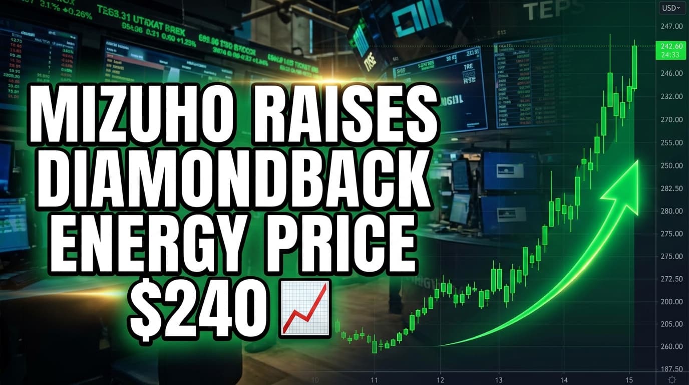 Mizuho Raises Diamondback Energy Price Target to $240, Maintains Outperform