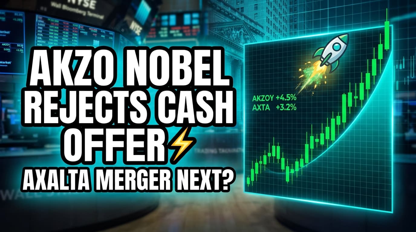 Akzo Nobel Rejects Cash Offer, Advances Axalta Merger Plans