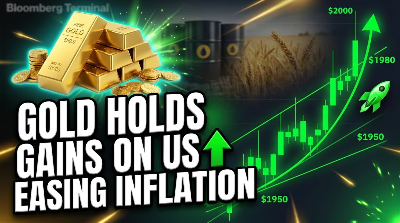 Gold Holds Gains on US-Iran Truce Hopes, Easing Inflation Concerns