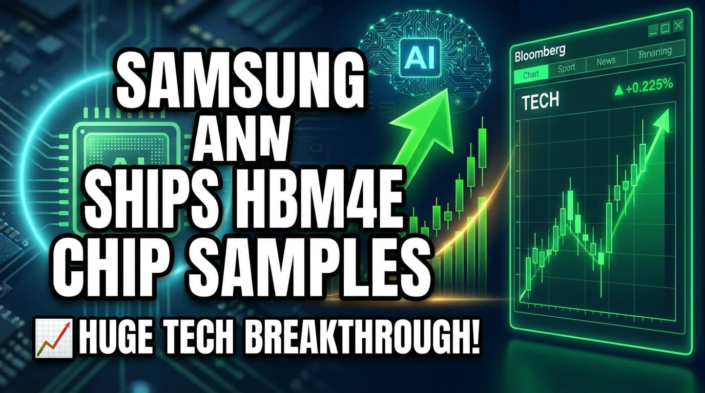 Samsung Ships HBM4E Chip Samples to Global Clients