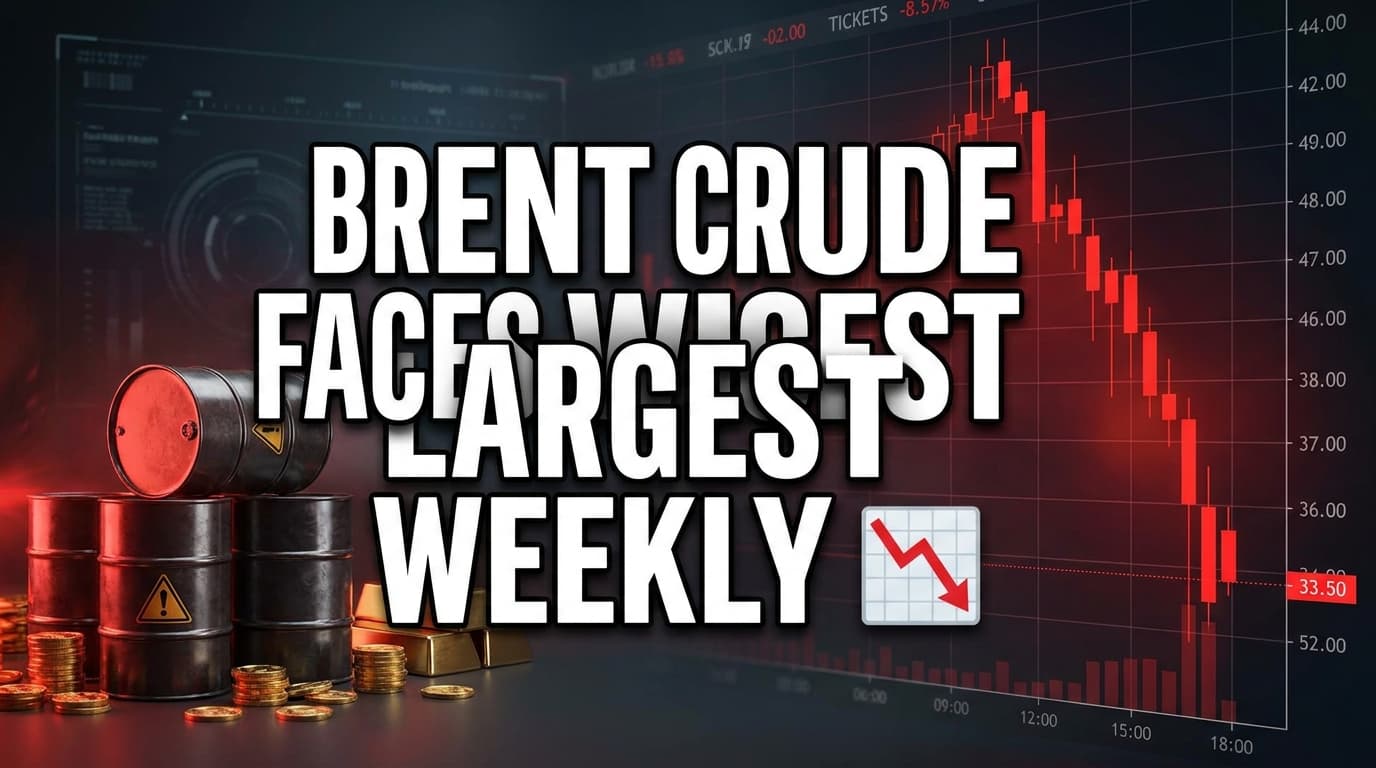 Brent Crude Faces Largest Weekly Drop in Two Months