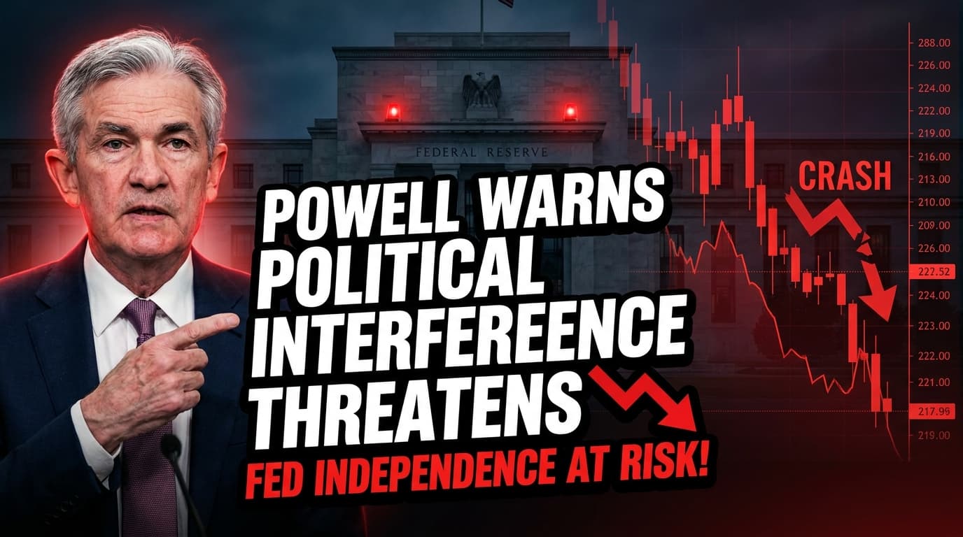 Powell Warns Political Interference Threatens Fed Credibility, Market Stability