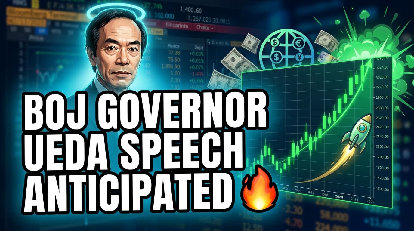 BOJ Governor Ueda Speech Anticipated Amid Yen Consolidation