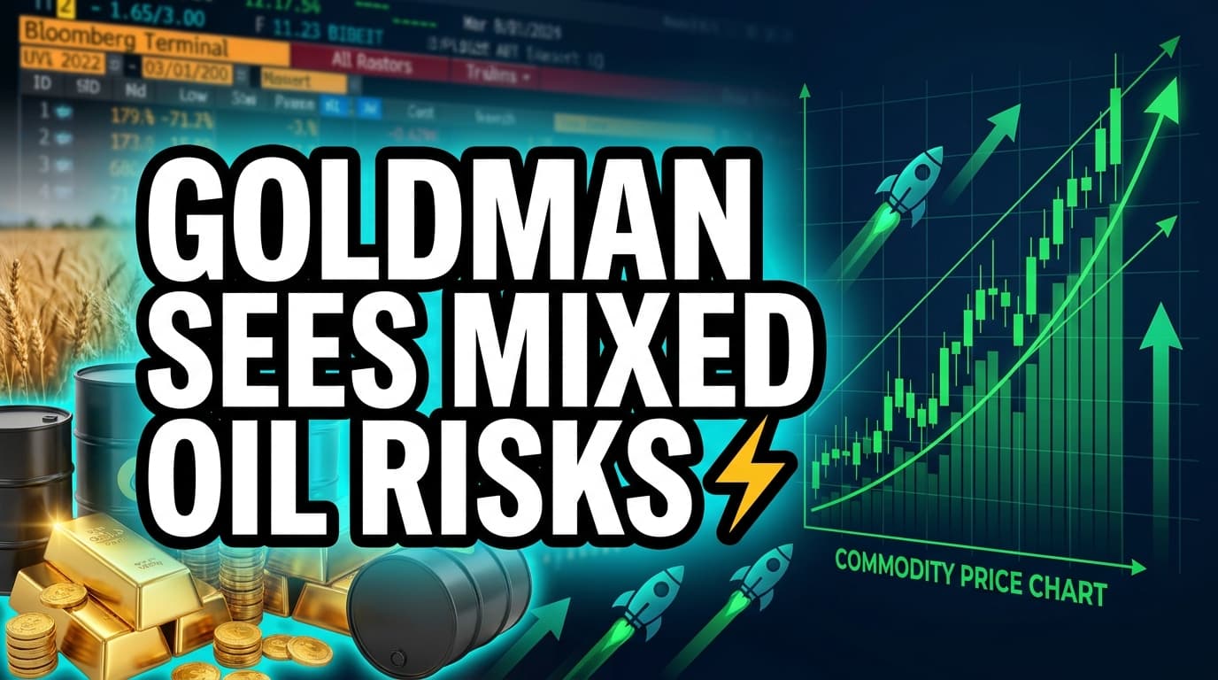 Goldman Sees Mixed Oil Risks From Demand Slump, Iran Conflict
