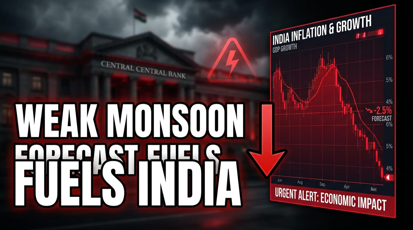 Weak Monsoon Forecast Fuels India Inflation, Growth Concerns