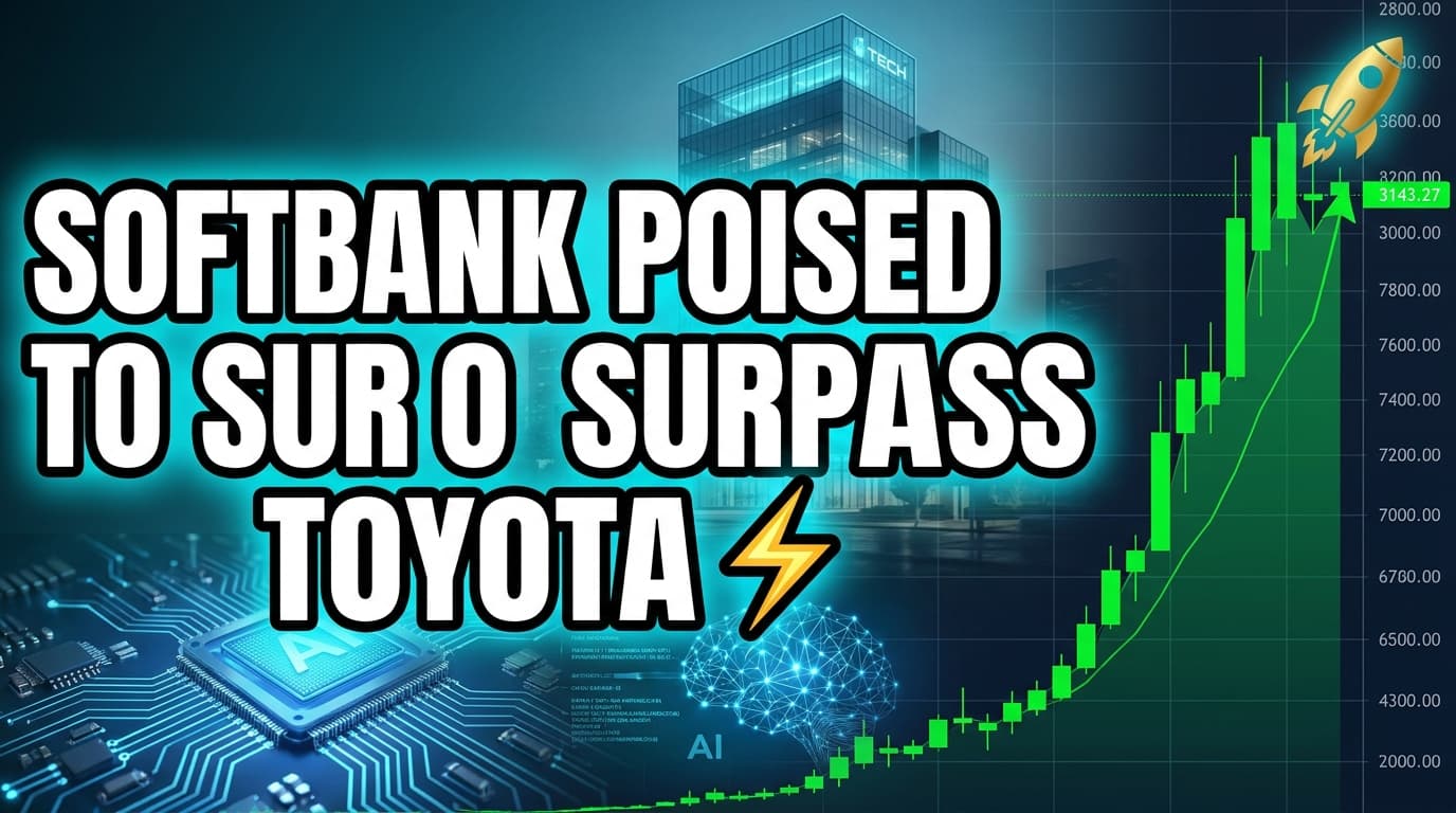 SoftBank Poised to Surpass Toyota as Japan's Most Valuable Company