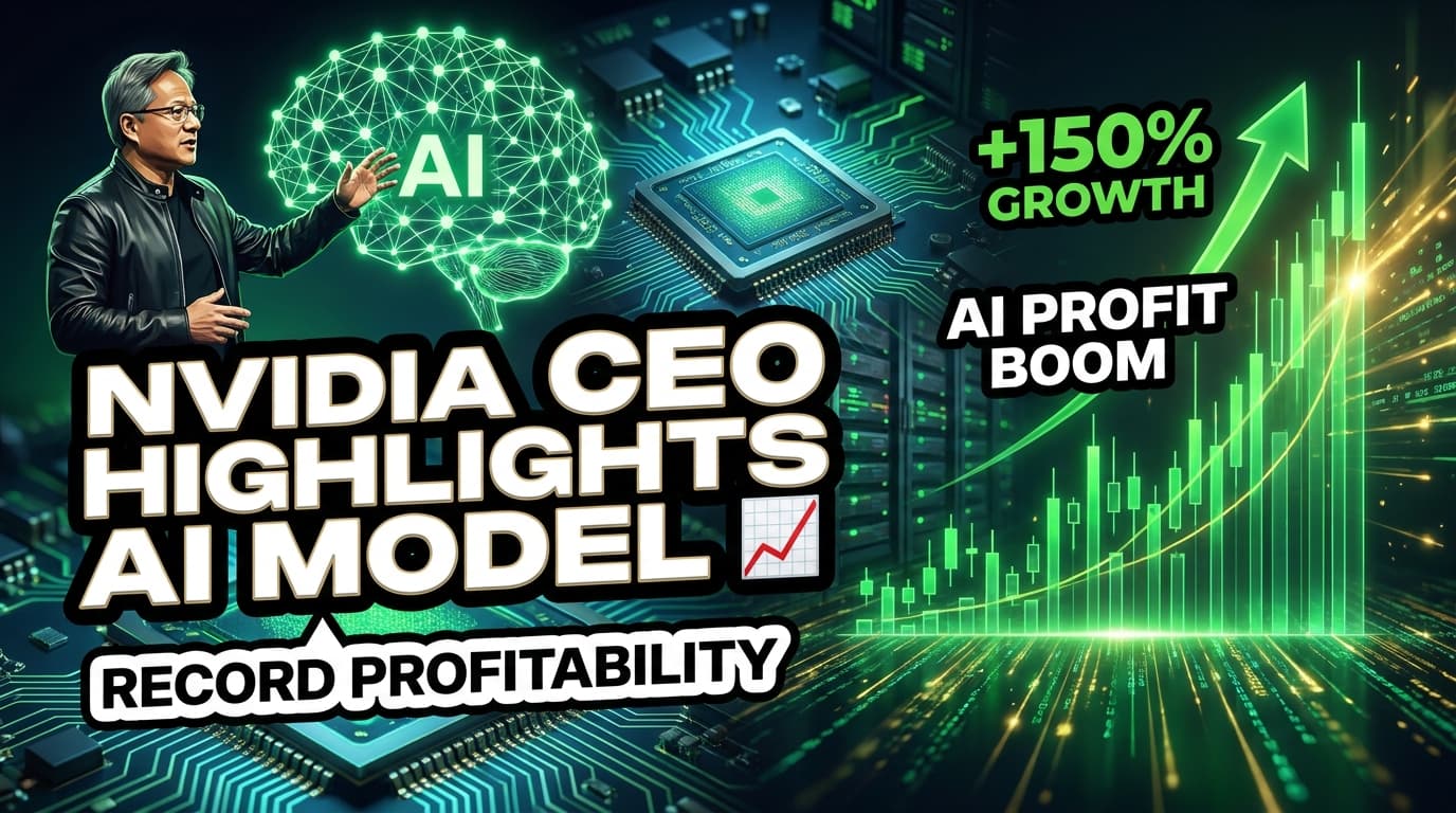 Nvidia CEO Highlights AI Model Output Profitability for Companies
