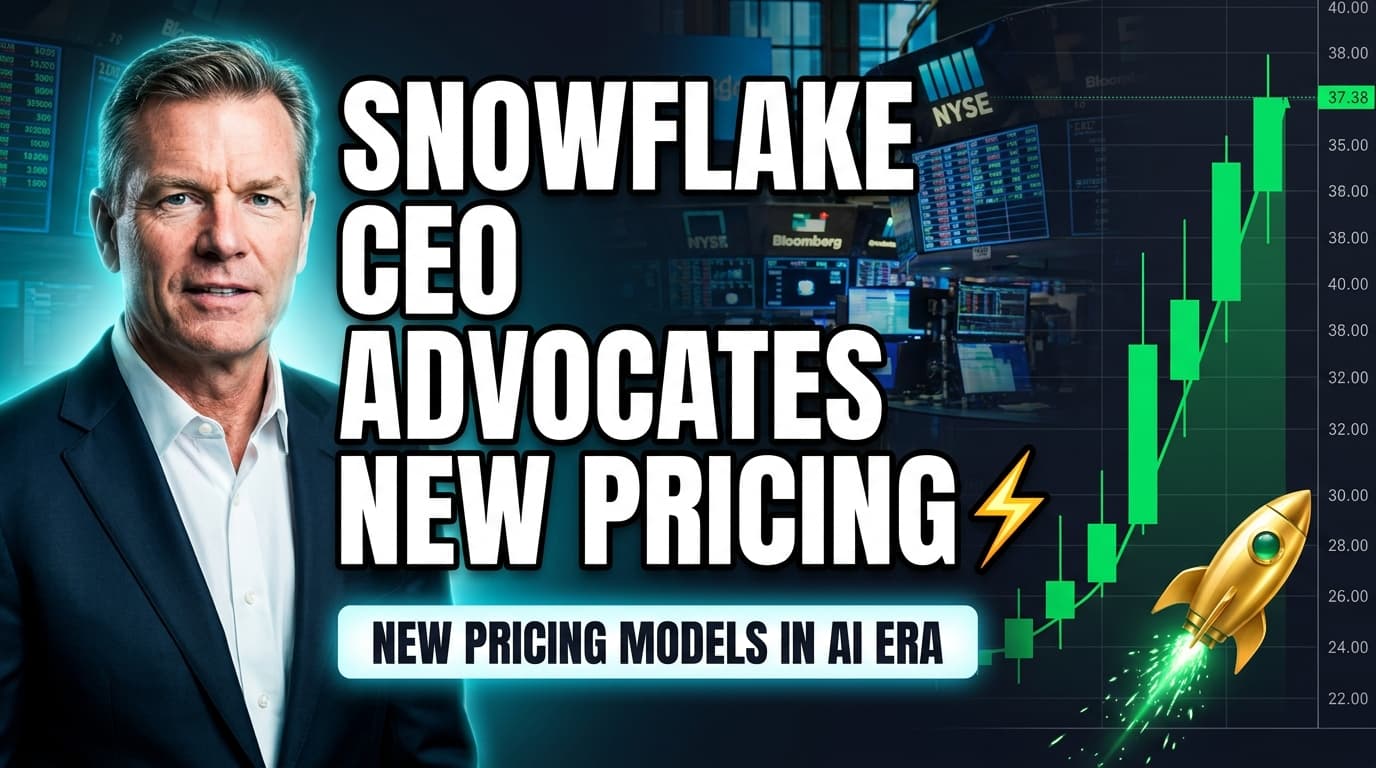 Snowflake CEO Advocates New Pricing Models for Software Firms in AI Era