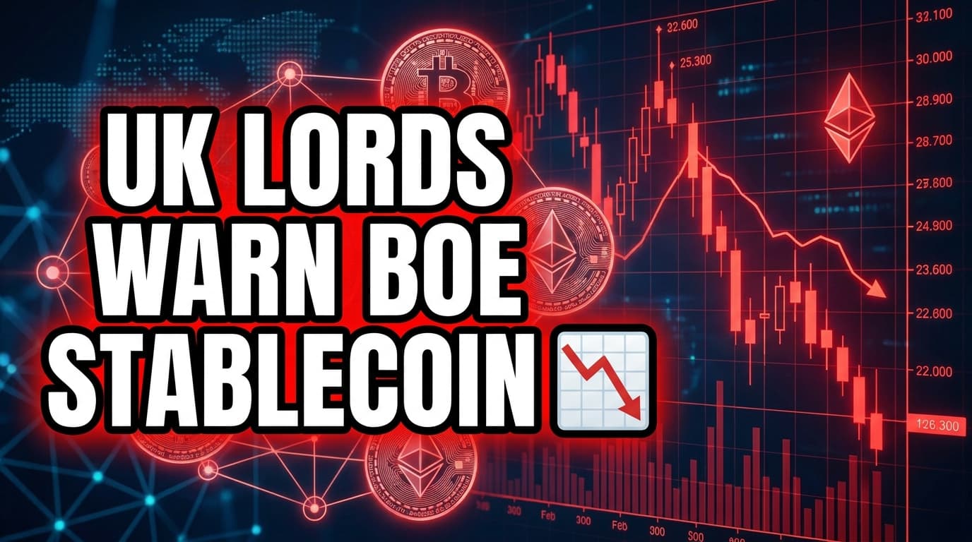 UK Lords Warn BoE Stablecoin Rules Risk Market Irrelevance