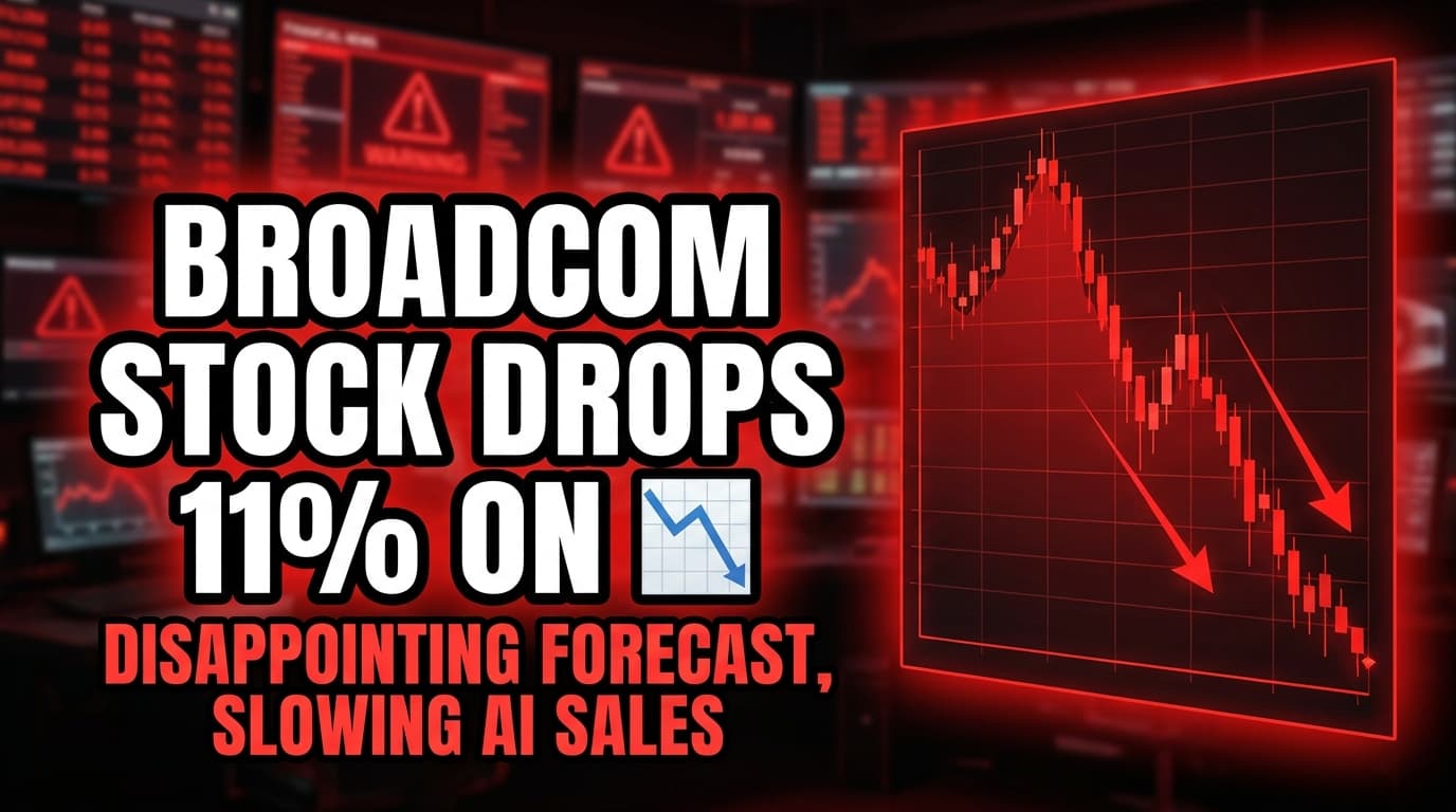 Broadcom Stock Drops 11% on Disappointing Forecast, Slowing AI Sales Growth
