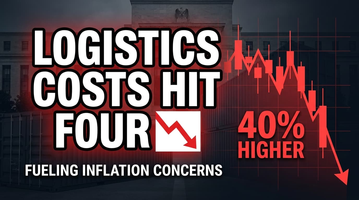 Logistics Costs Hit Four-Year High, Fueling Inflation Concerns for Fed