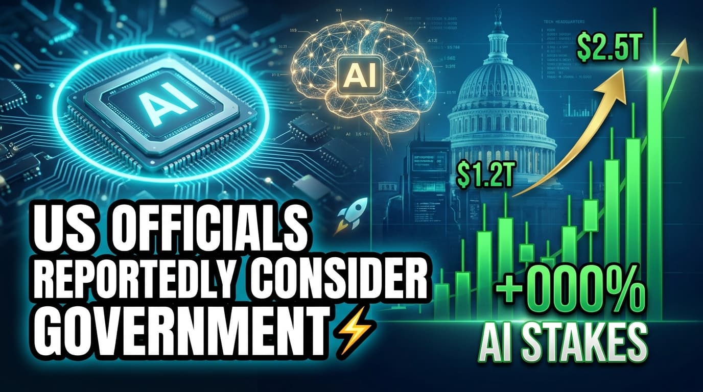 US Officials Reportedly Consider Government Stakes in AI Firms