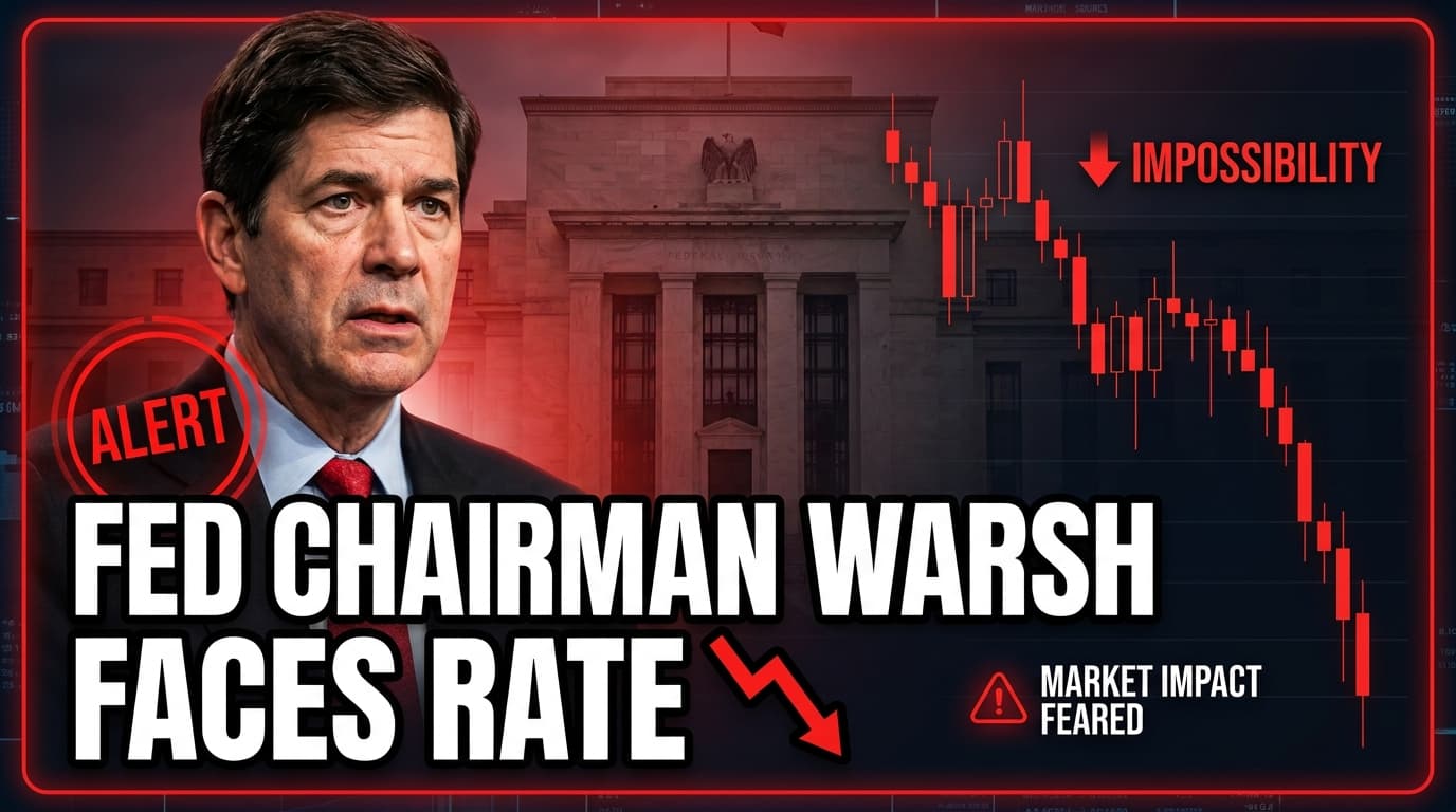 Fed Chairman Warsh Faces Rate Cut Impossibility, Market Impact Feared