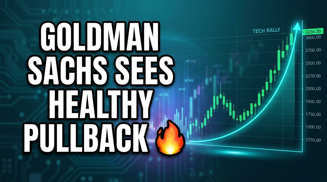 Goldman Sachs Sees Healthy Pullback in Tech Stock Rally