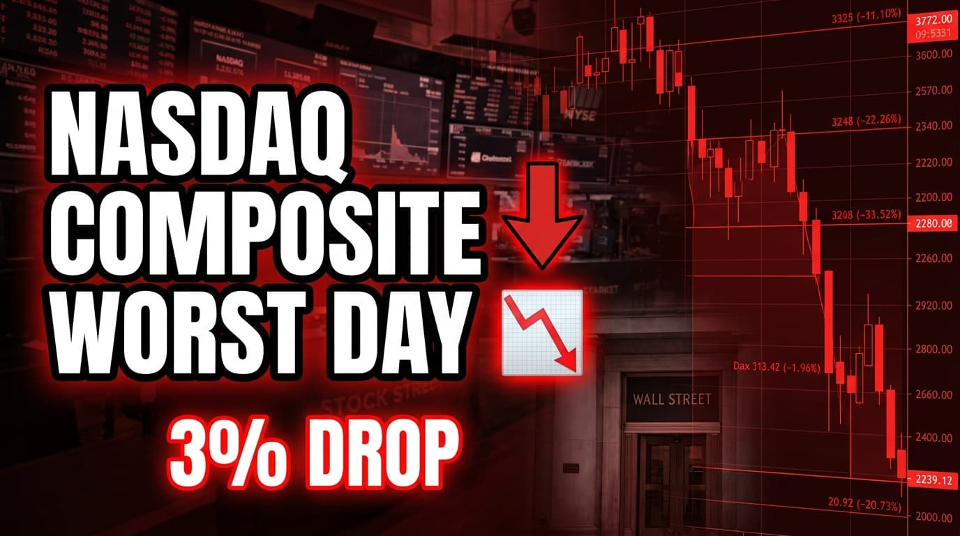 Nasdaq Composite Records Worst Day in Over a Year Amid Tech Sector Sell-Off