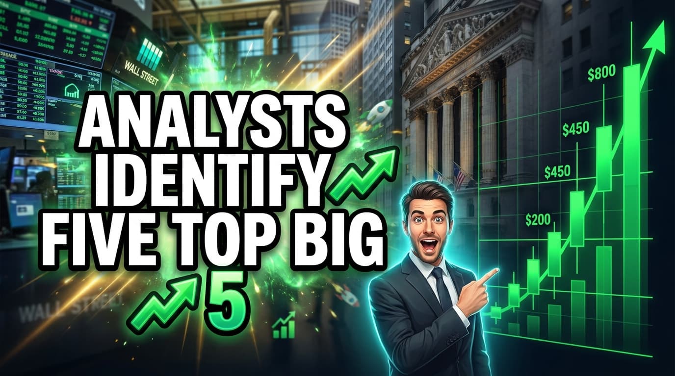Analysts Identify Five Top Big Company Stocks for Investment
