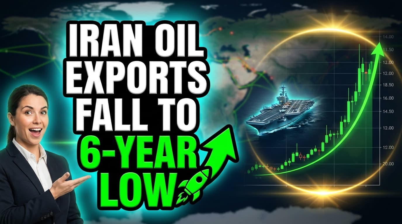 Iran Oil Exports Fall to Six-Year Lows Amid U.S. Naval Blockade