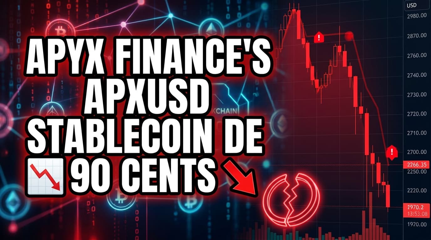 Apyx Finance's apxUSD Stablecoin De-Pegs to 90 Cents Amid STRC Decline