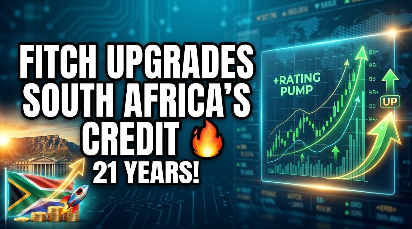 Fitch Upgrades South Africa's Credit Rating After 21 Years