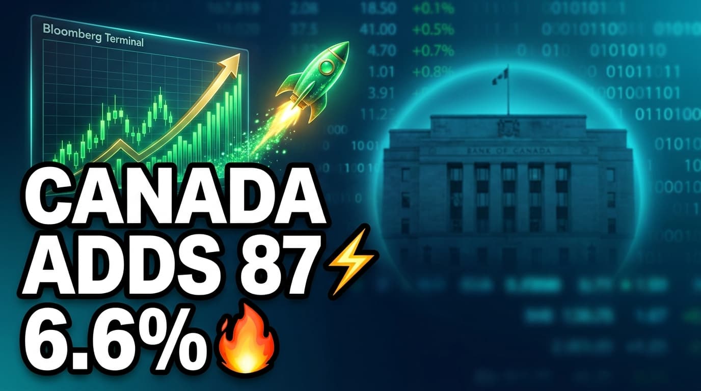 Canada Adds 87,800 Jobs in May; Unemployment Falls to 6.6%, Dampening Rate Cut Expectations